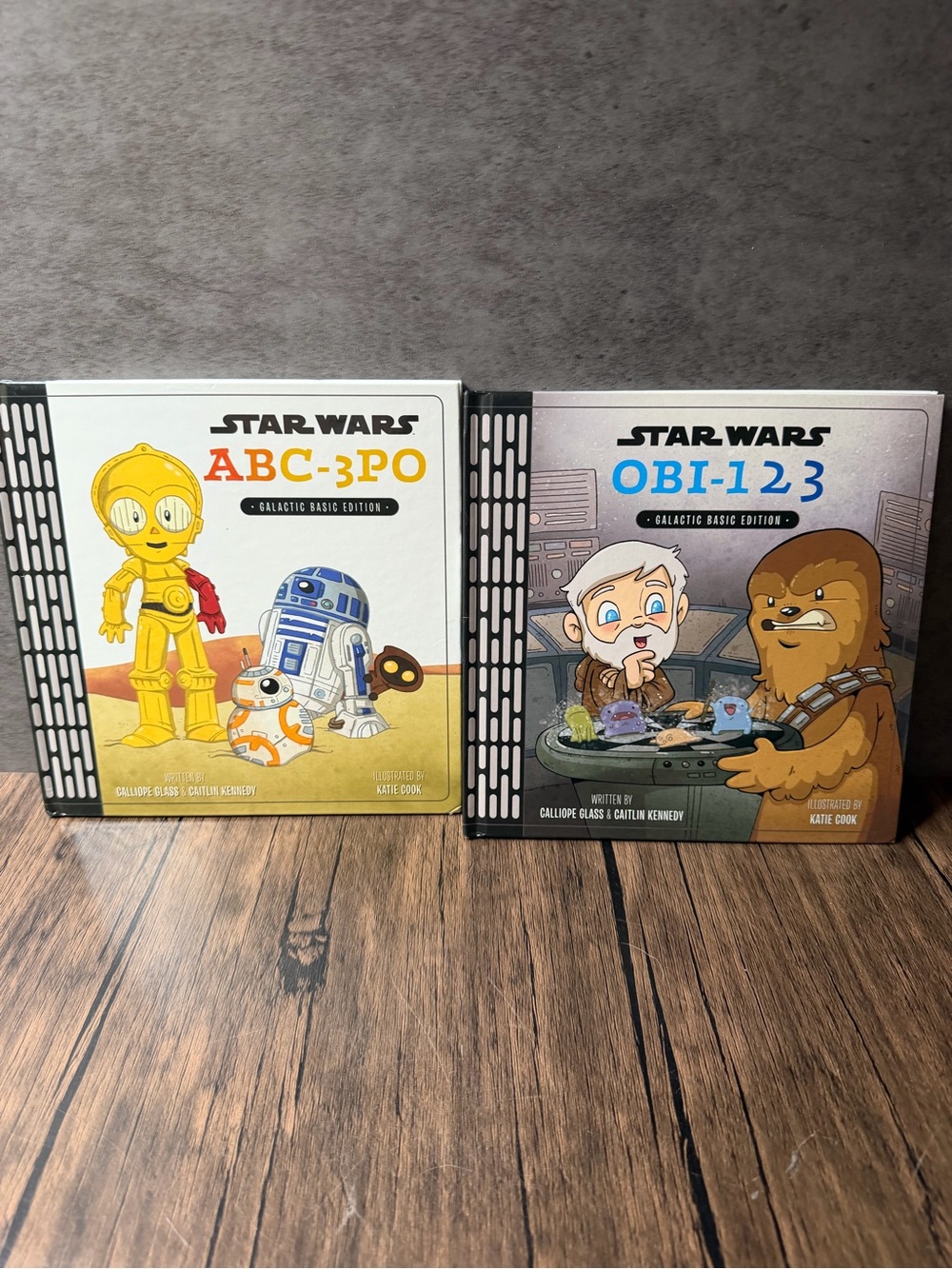 Star Wars ABC-3PO & OBI-123 Children's Board Book set